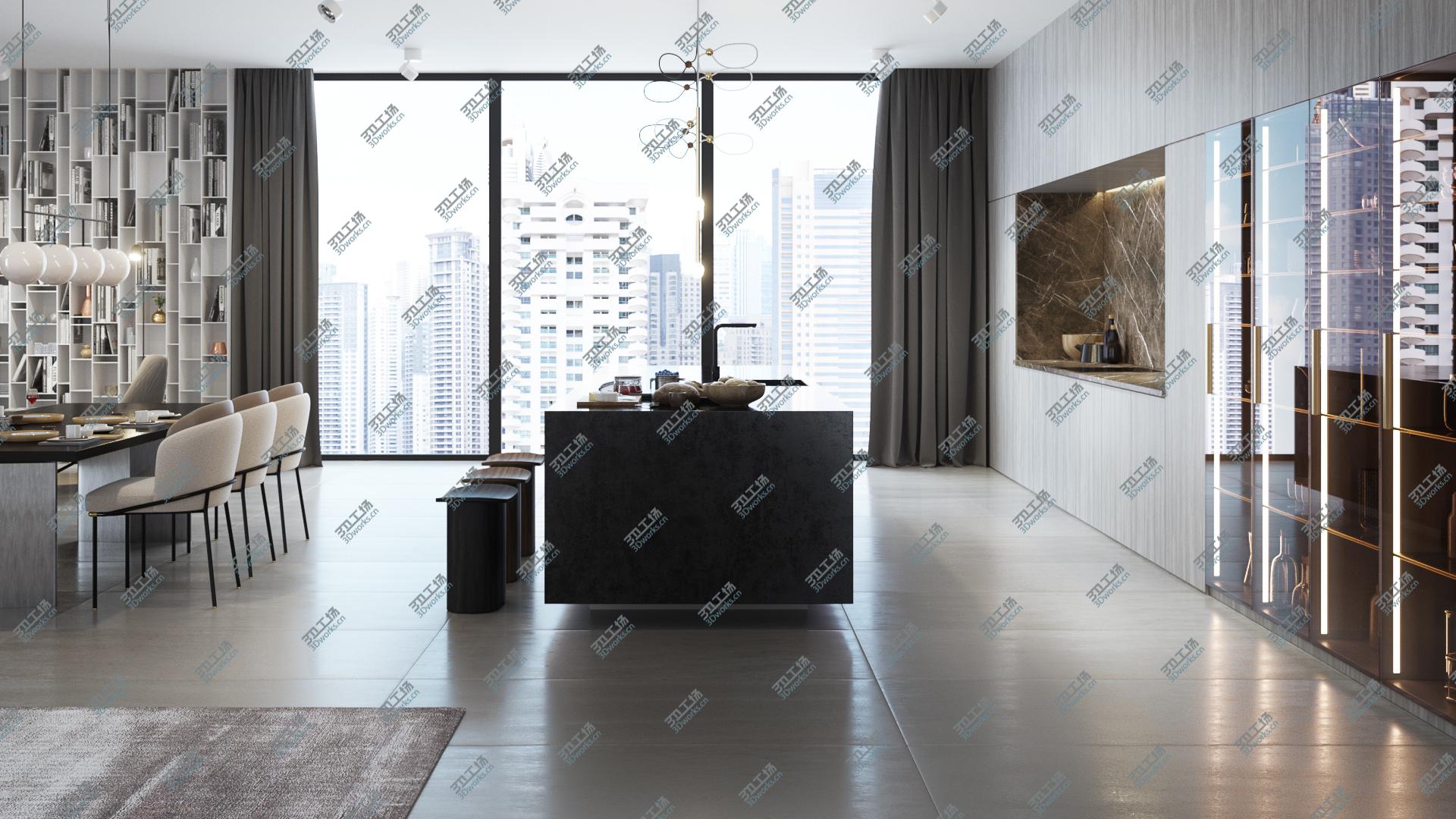 images/goods_img/202104021/3D model Apartment Scene for Cinema 4D and Octane Render/2.jpg